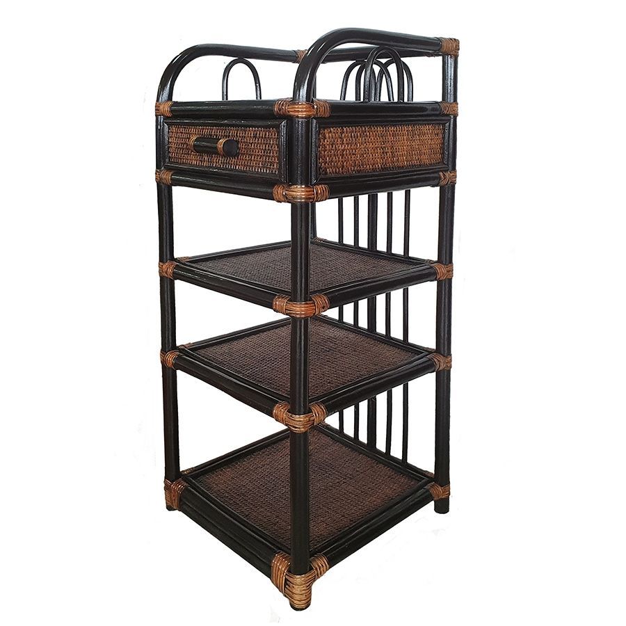 Rattan Shelf Unit 27/02