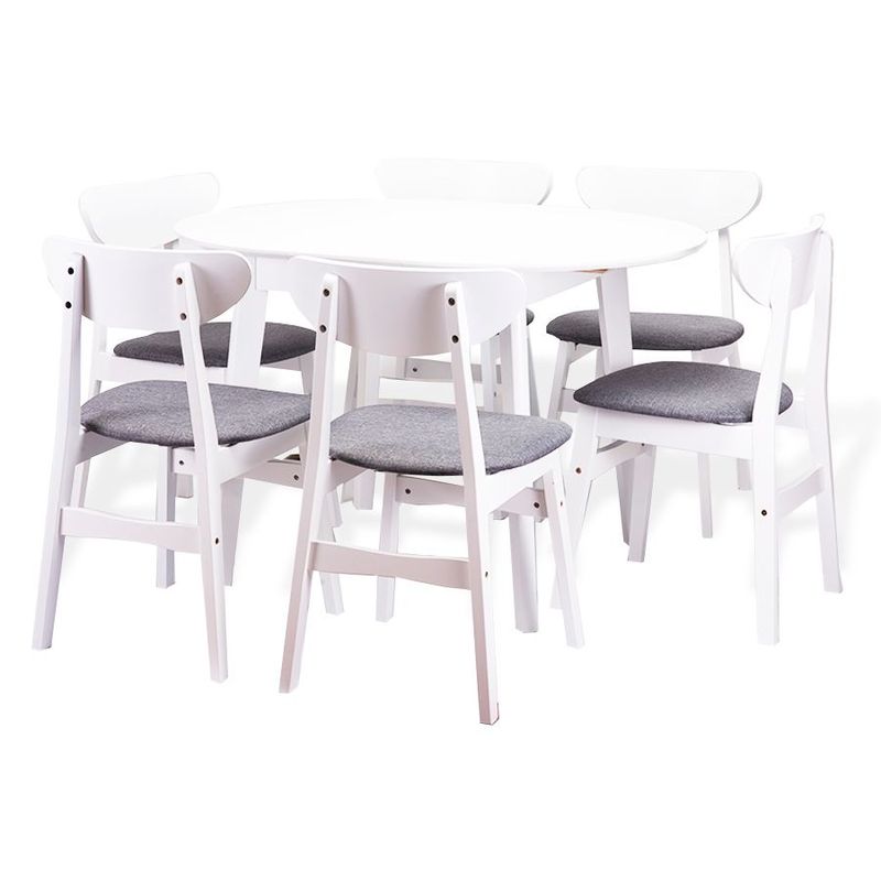 Ellis Dining Set | Extendable Table &amp; 6 Yumiko