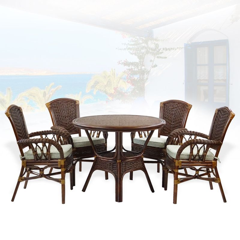 ALEXA Dining Set | Table &amp; 4 Armchairs