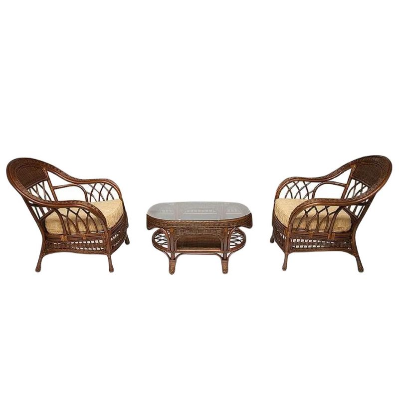 MICHELLE Lounge Set | 2 Armchairs &amp; Table