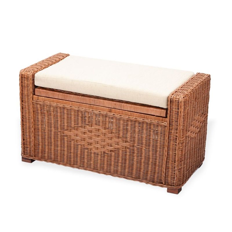 Premium Rattan Hocker 05/19 mit Stauraum