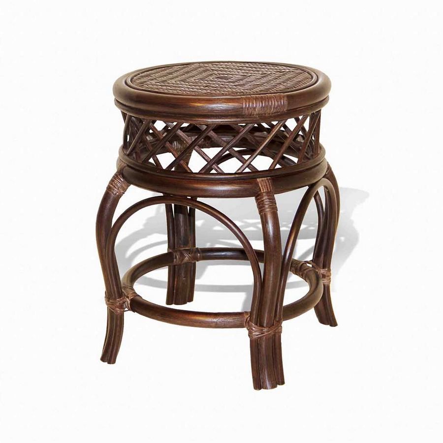 Rattan Ottoman 12/19 - Premium Handmade Pouf