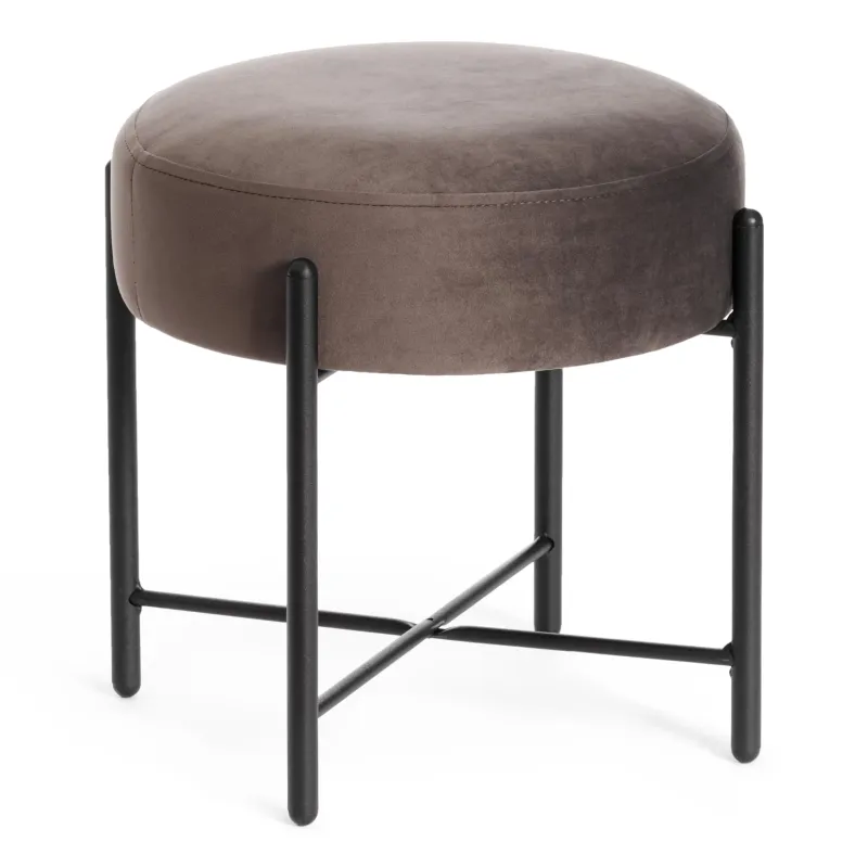 Rattan Hocker AMBER (Dunkelbraun/Schwarz)