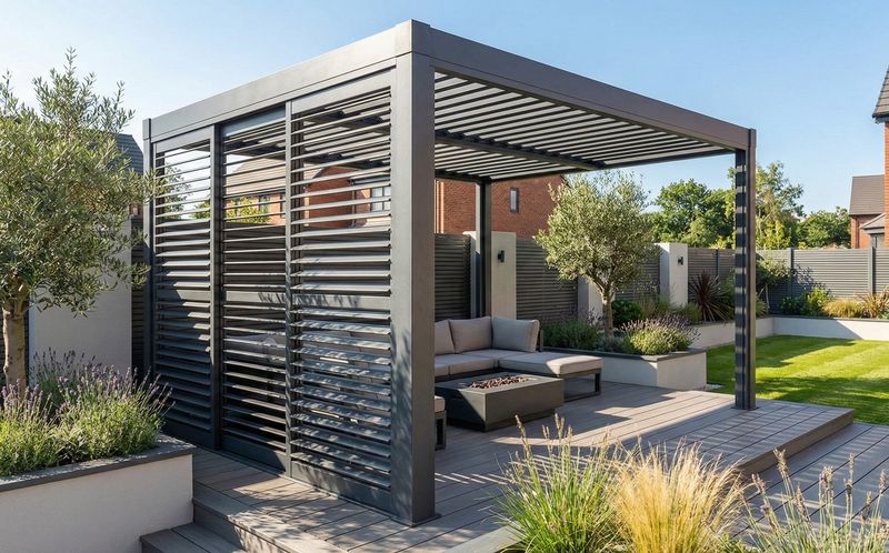 3m Aluminium Louvre Sliding Door System | All LuxShade™ &amp; SplitZone™ 3x6 Compatible