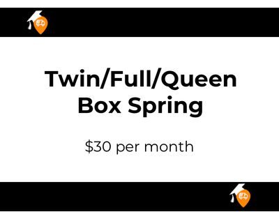 Twin/Full/Queen Box Spring