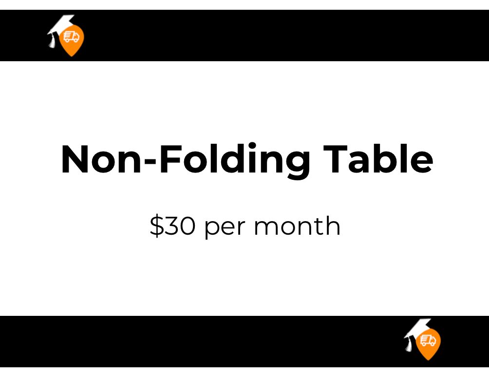 Non-Folding Table