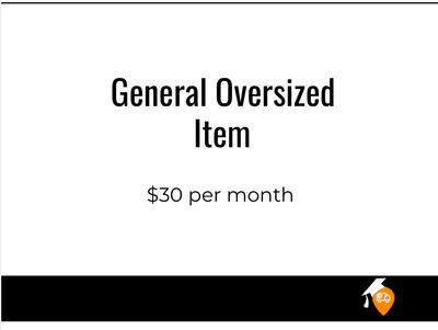 General Oversized Item