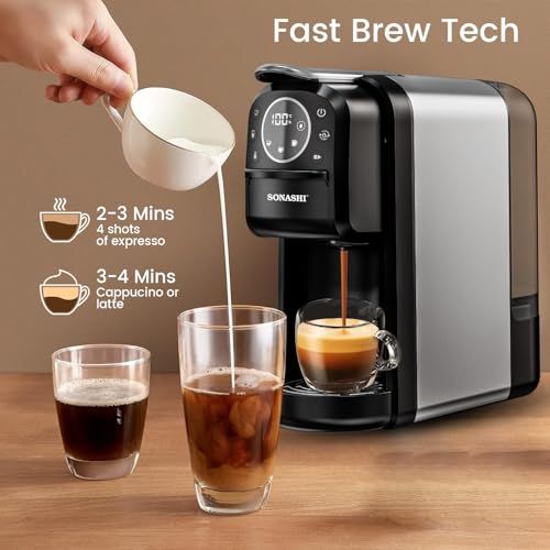 Sonashi SCM-4984 3-in-1 Black Grey