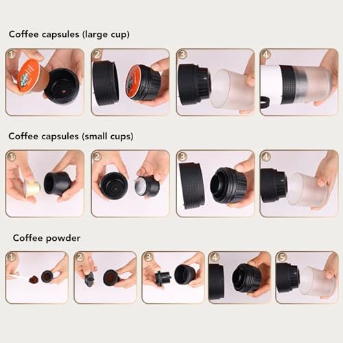 Jectse 3-in-1 Portable Espresso