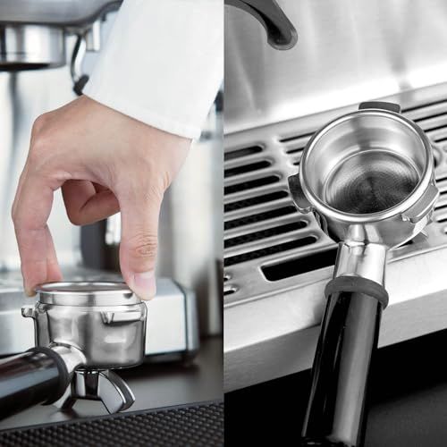 Breville 54mm reusable coffee filter basket, stainless steel, 18-22g, for espresso machines.