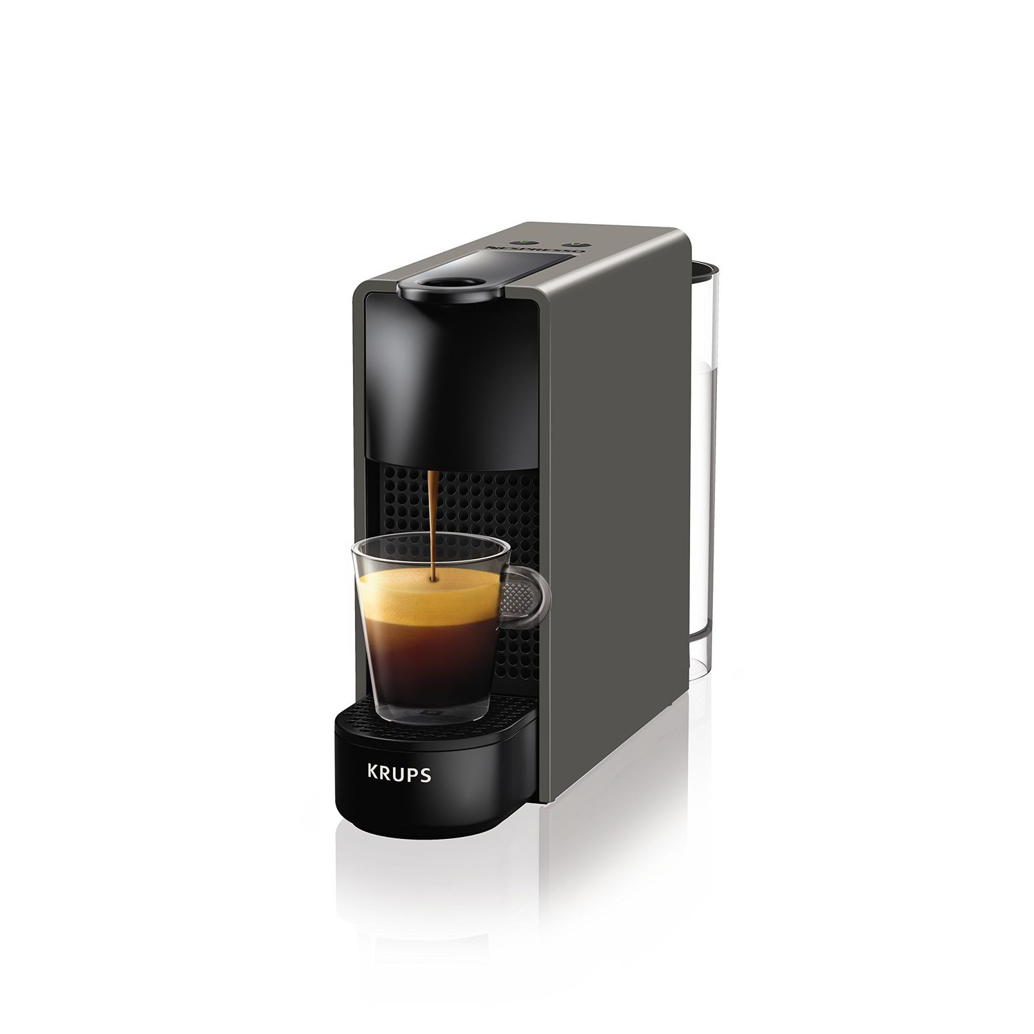 Krups Nespresso Essenza Mini Aeroccino Grey