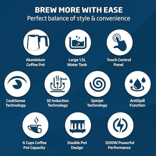 Beko TKM8961 Turkish Coffee Maker Red