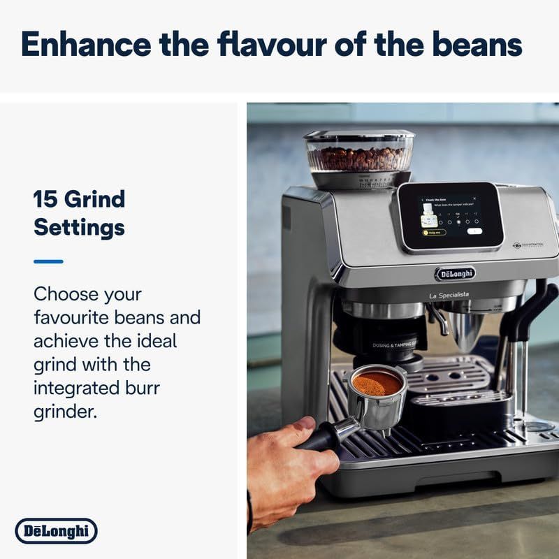 De'Longhi  EC9455.M Barista Coffee Machine la specialista touch Cold Brew Semi-Automatic Espresso Machine with Cold Extraction