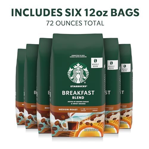 Starbucks Breakfast Blend WB 12oz x6