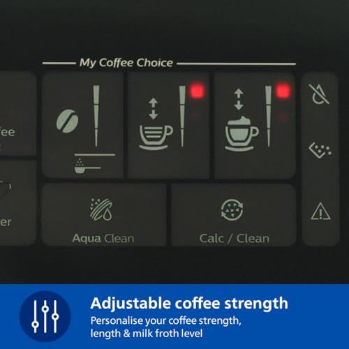Philips Series 3300 EP3347/90 Fully Automatic Coffee Machine | 6 Beverages, LatteGo, SilentBrew, Black Chrome