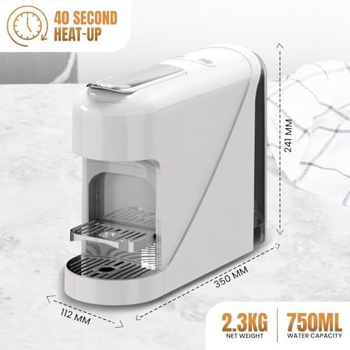 Okeanos Haven 20-Bar Compact Capsule Espresso Machine