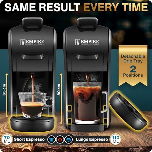 Empire 19 Bar Pod Coffee Machine