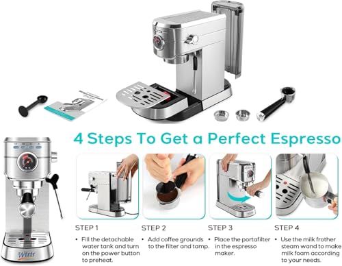 Wtrtr 20 Bar Espresso Machine