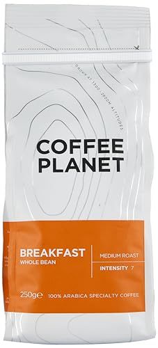 Coffee Planet Breakfast Whole Beans 250g