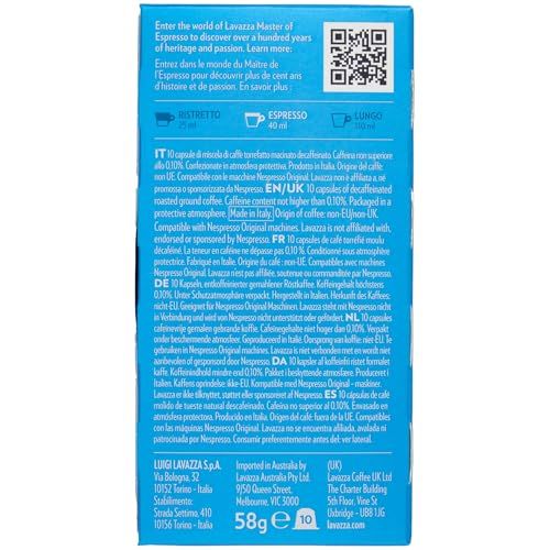Lavazza Dek Decaf Nespresso 10