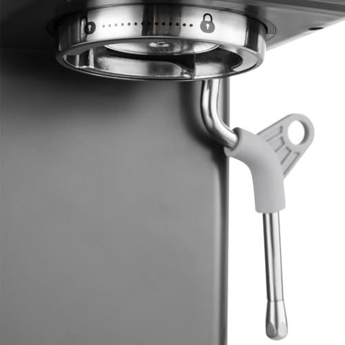 RAF Semi-Automatic Espresso Machine 1300W, 20 Bar Pressure Coffee Maker's stainless steel steam wan…