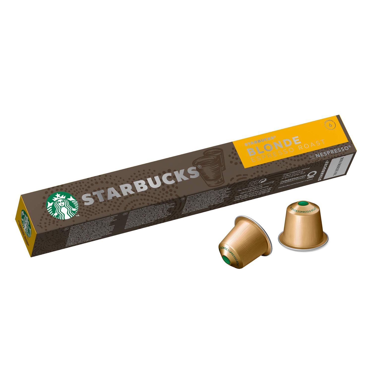 Starbucks Blonde Espresso Nespresso 10