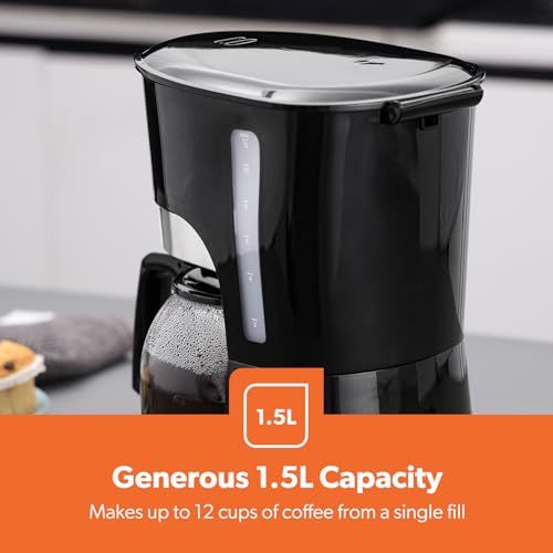 Geepas GCM6103 1.5L Filter Coffee Maker