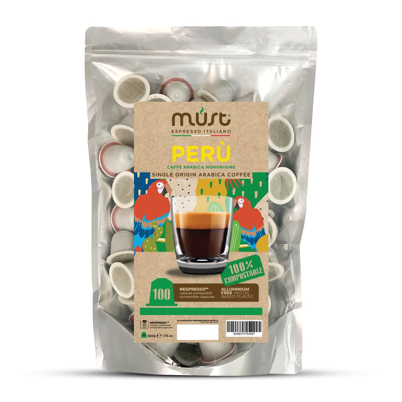 MUST Peru Blend Compostable Nespresso 100
