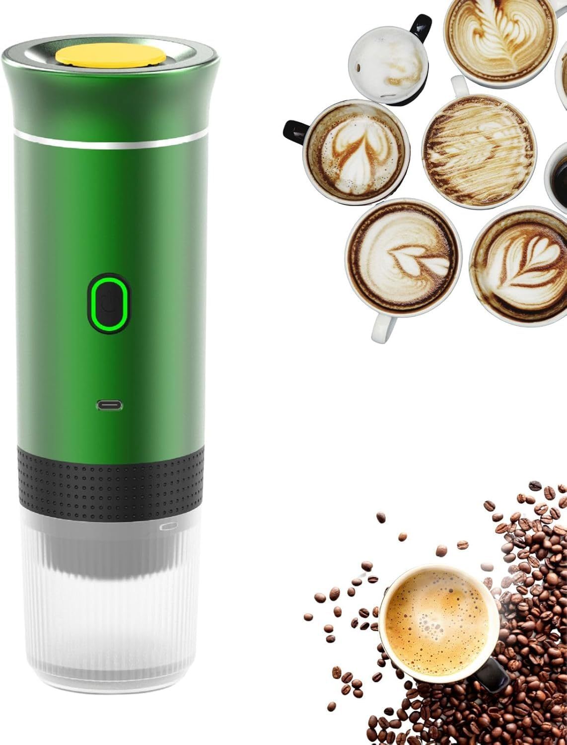 3-in-1 Portable Coffee Machine Green