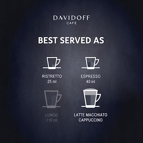 Davidoff Crema Elegant Lungo Nespresso 10 coffee capsules serving suggestions including Ristretto, …
