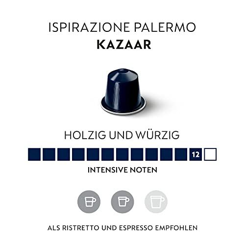 Nespresso Ispirazione Palermo Kazaar Pack of 10 (100 capsules)