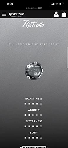 Nespresso Professional Ristretto 50 Capsules