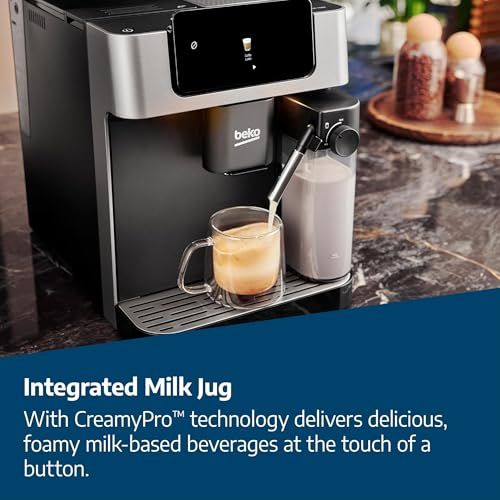 Beko CEG 7304X Bean to Cup Espresso Machine | 19 Bar, Touch LCD, 2L Tank, Stainless Steel