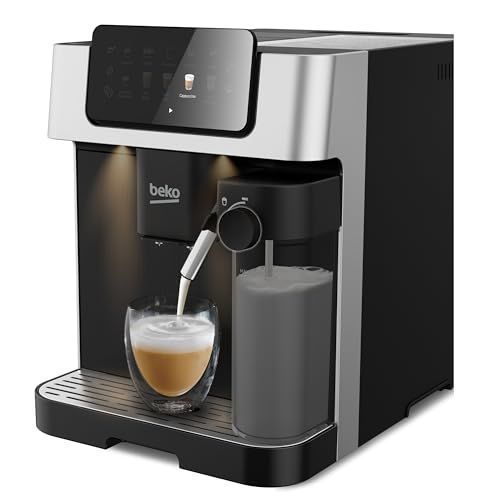 Beko CEG 7304X Bean to Cup Espresso Machine | 19 Bar, Touch LCD, 2L Tank, Stainless Steel
