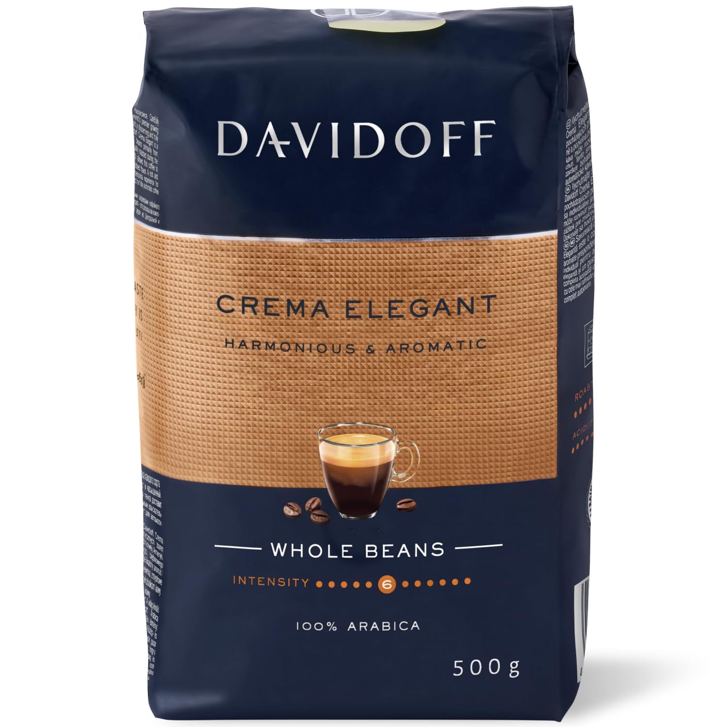 Davidoff Crema Elegant Whole Beans 500g