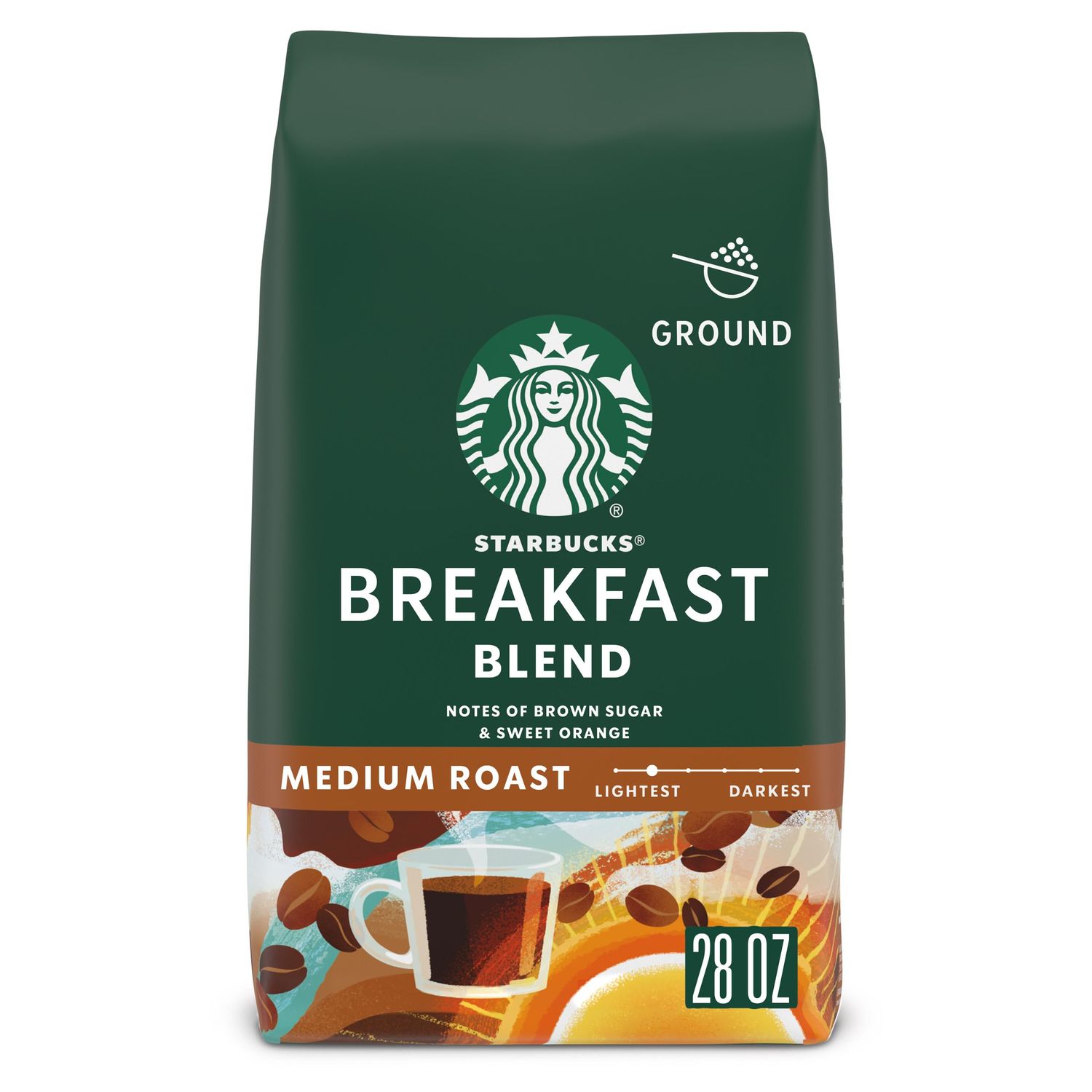 Starbucks Breakfast Blend Ground 28oz