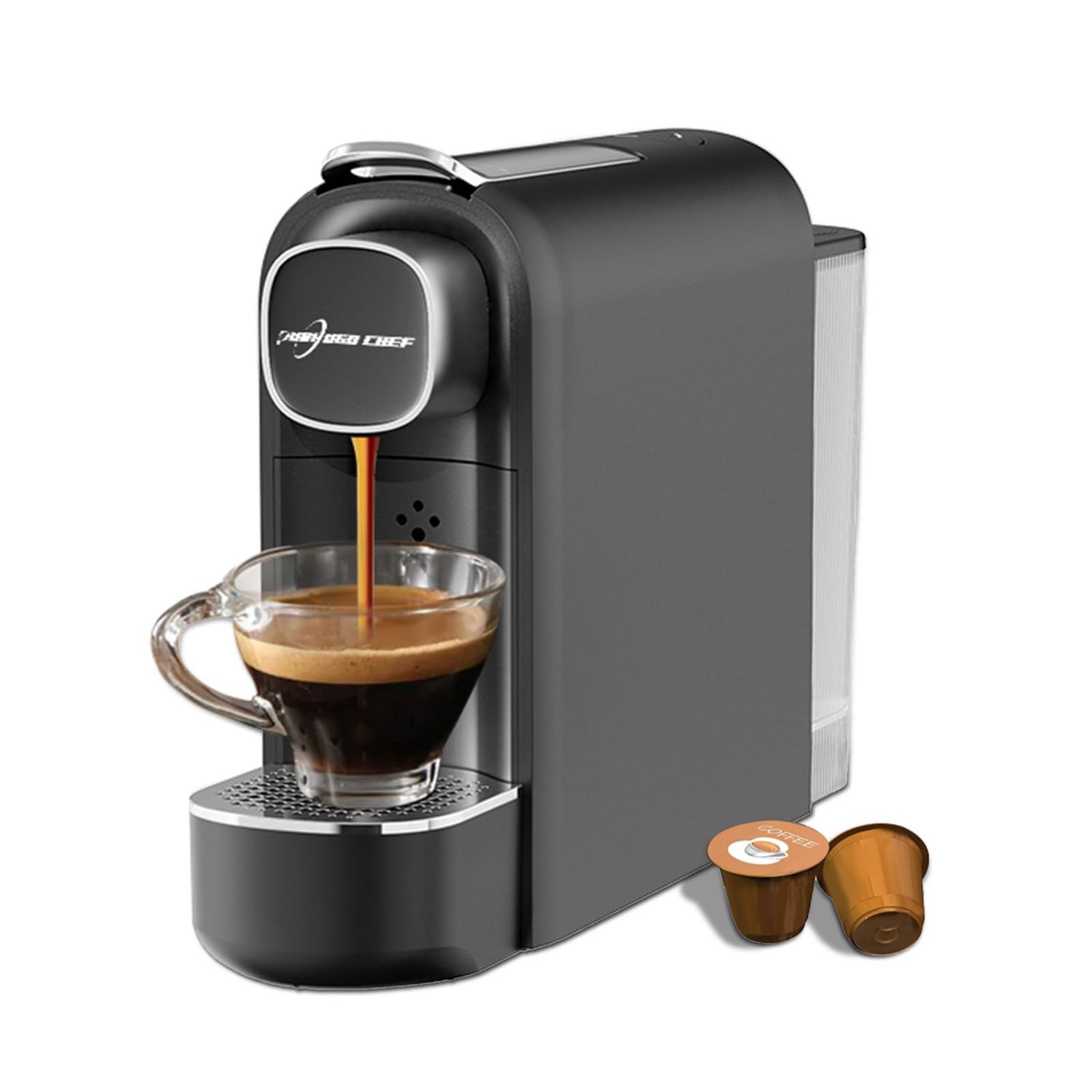 Mini Espresso Capsule Machine-One Cup Coffee Machine Single Serve Coffee Maker,Perfect for Small Sp…