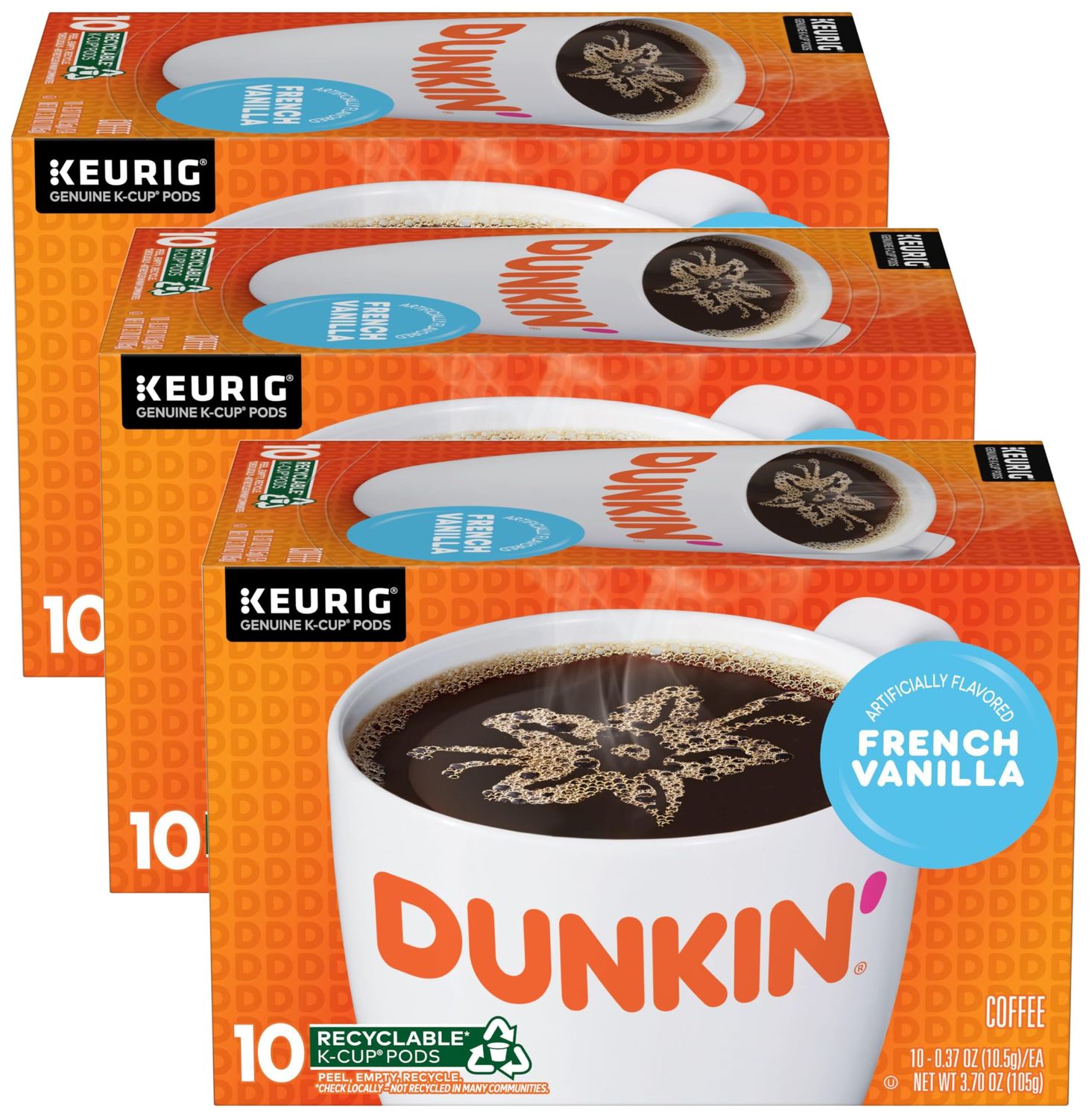 Dunkin' Mixed Flavor Coffee Variety Pack, 60 Keurig K-Cup Pods
