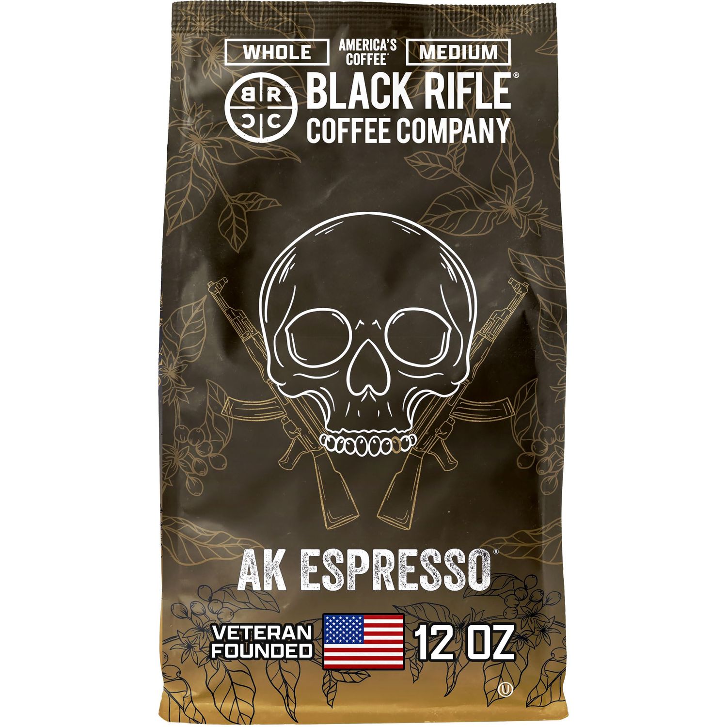 Black Rifle Coffee Company, AK-47 Espresso,100% Arabica Coffee,Colombian Supremo Roasted Dark, Whol…