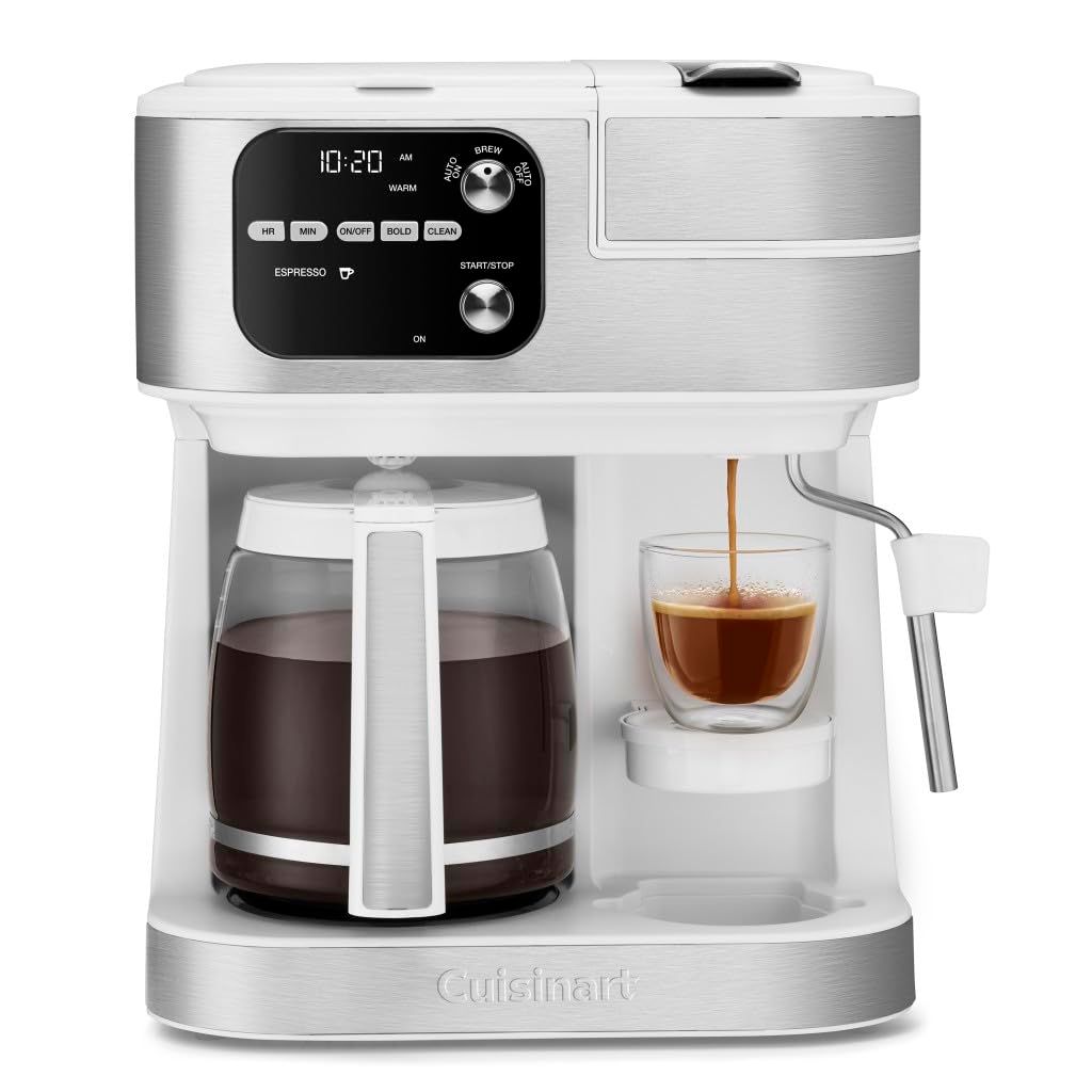 Cuisinart Coffee Center Barista Bar 4-in-1 Coffee Maker, Single-Serve Pods Compatible, Coffeemaker,…