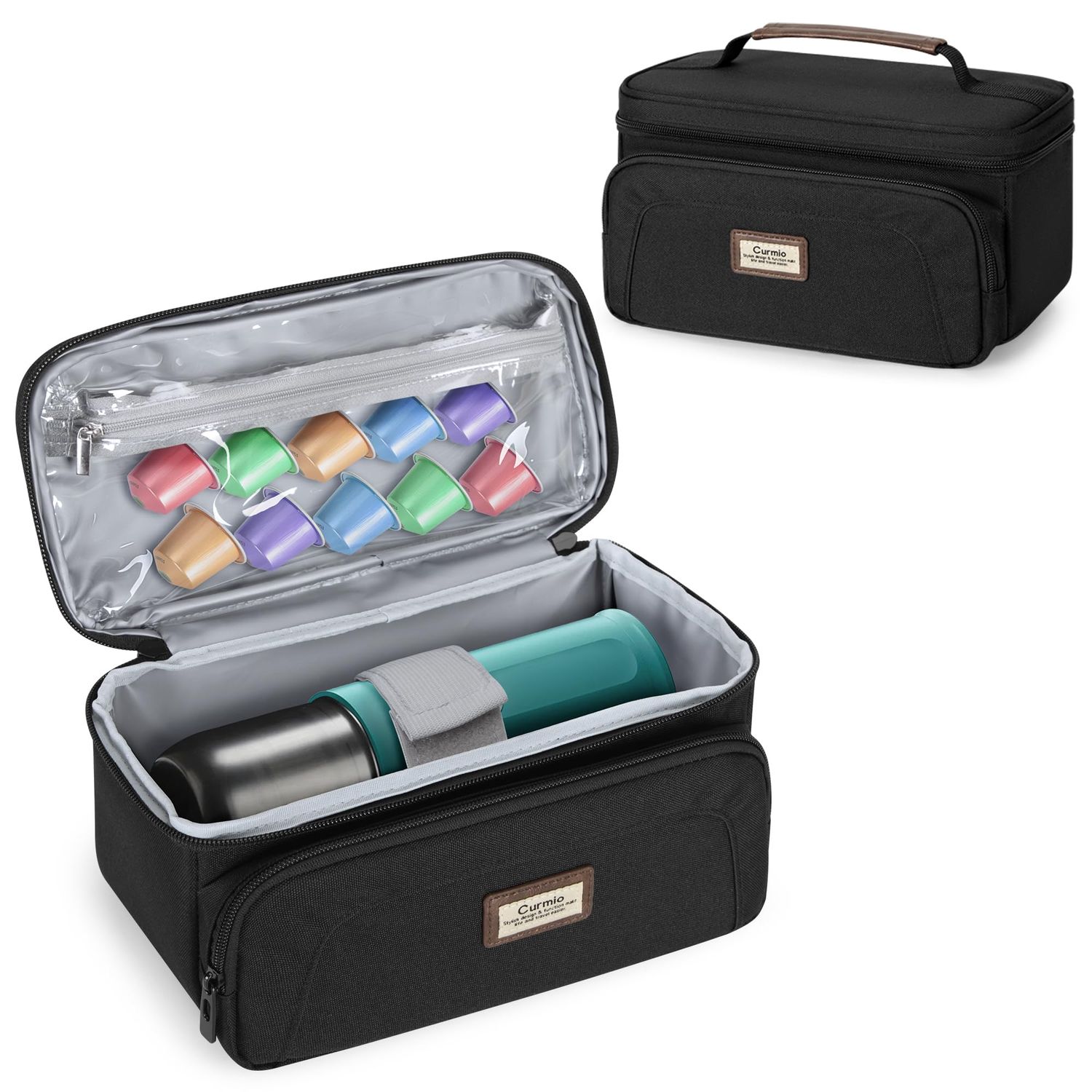 CURMIO Carrying Case Compatible with OutIn Nano Portable Electric Espresso Machine, Camping Coffee …