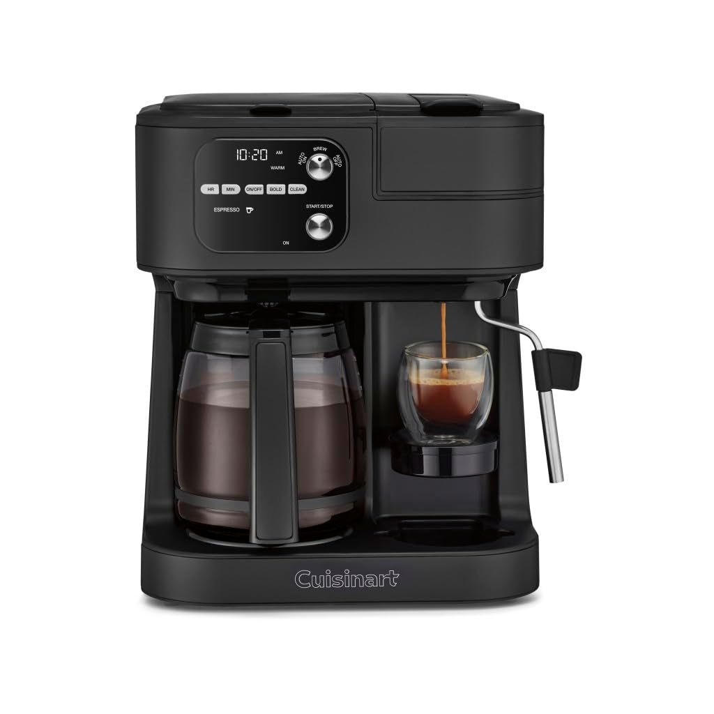 Cuisinart Coffee Center Barista Bar 4-in-1 Coffee Maker, Single-Serve Pods Compatible, Coffeemaker,…