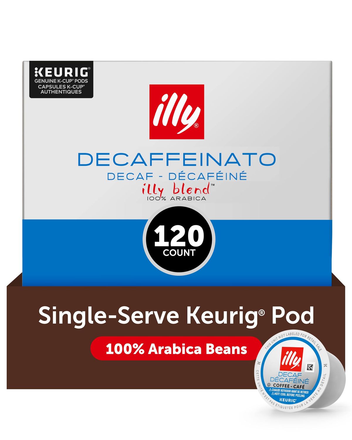 illy Coffee K Cup, Pods for Keurig Machines, Classico Medium Roast, 100% Arabica, Premium Italian C…