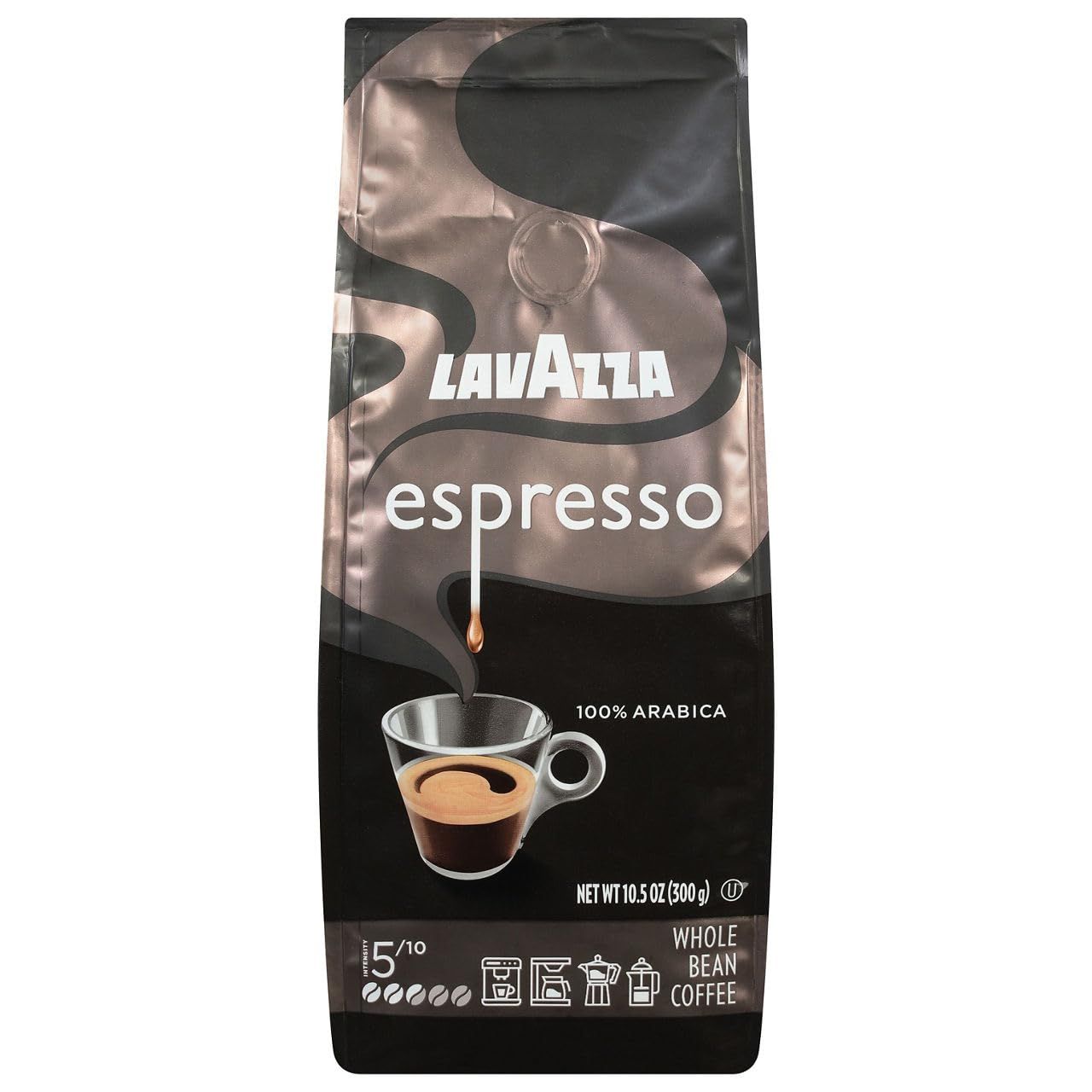 Lavazza, Espresso Italiano Whole Bean Coffee, 10.5 Ounce