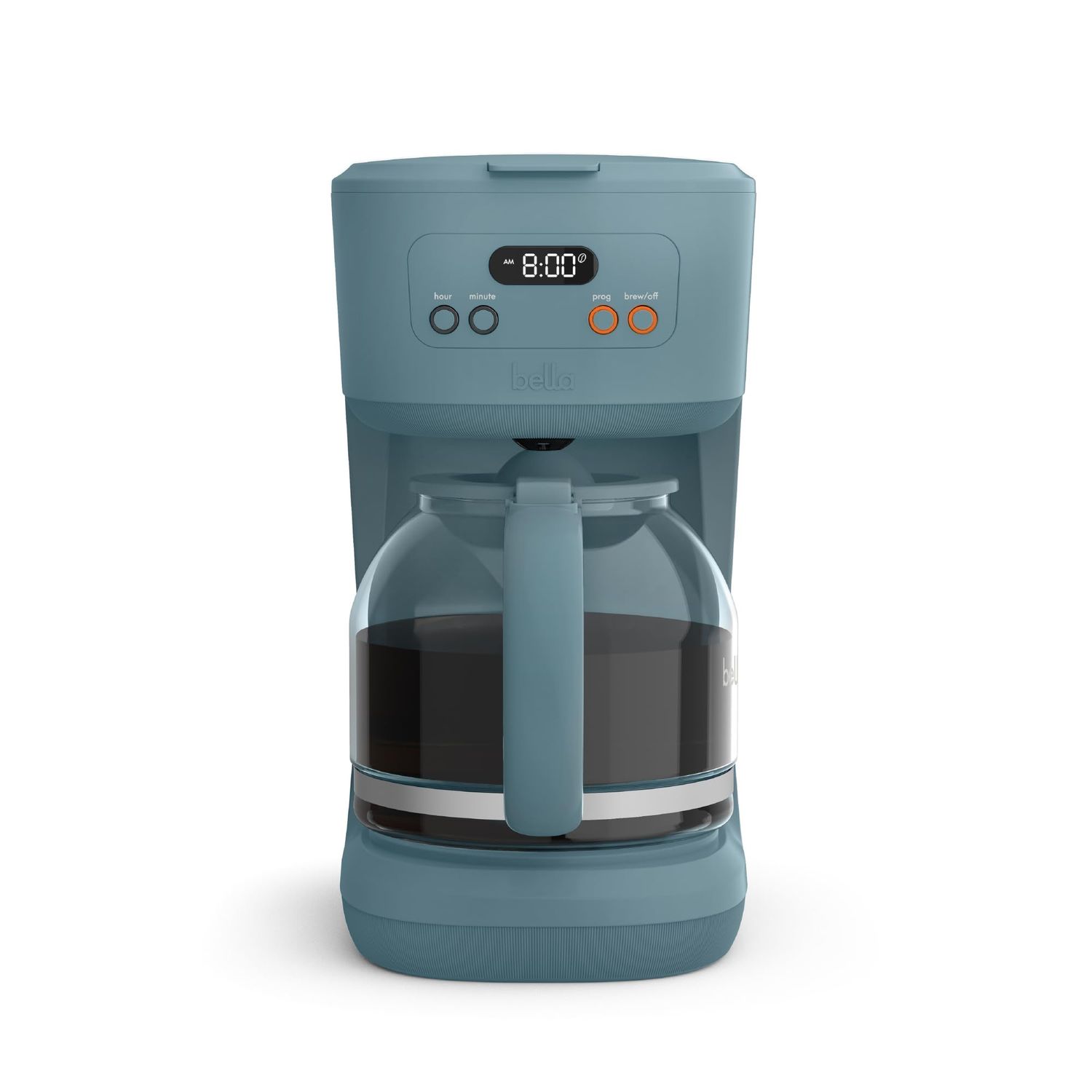 bella 12 Cup Programmable Coffee Maker, Reusable Dishwasher Safe Accessories, Easy LCD display, Aut…