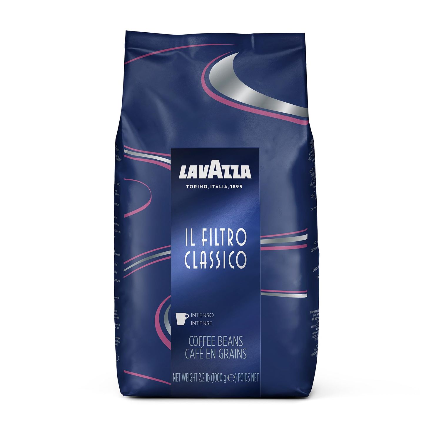Lavazza Il Filtro Classico Dark Roast Whole Bean Coffee 2.2LB Bag ,Authentic Italian, Blended and r…