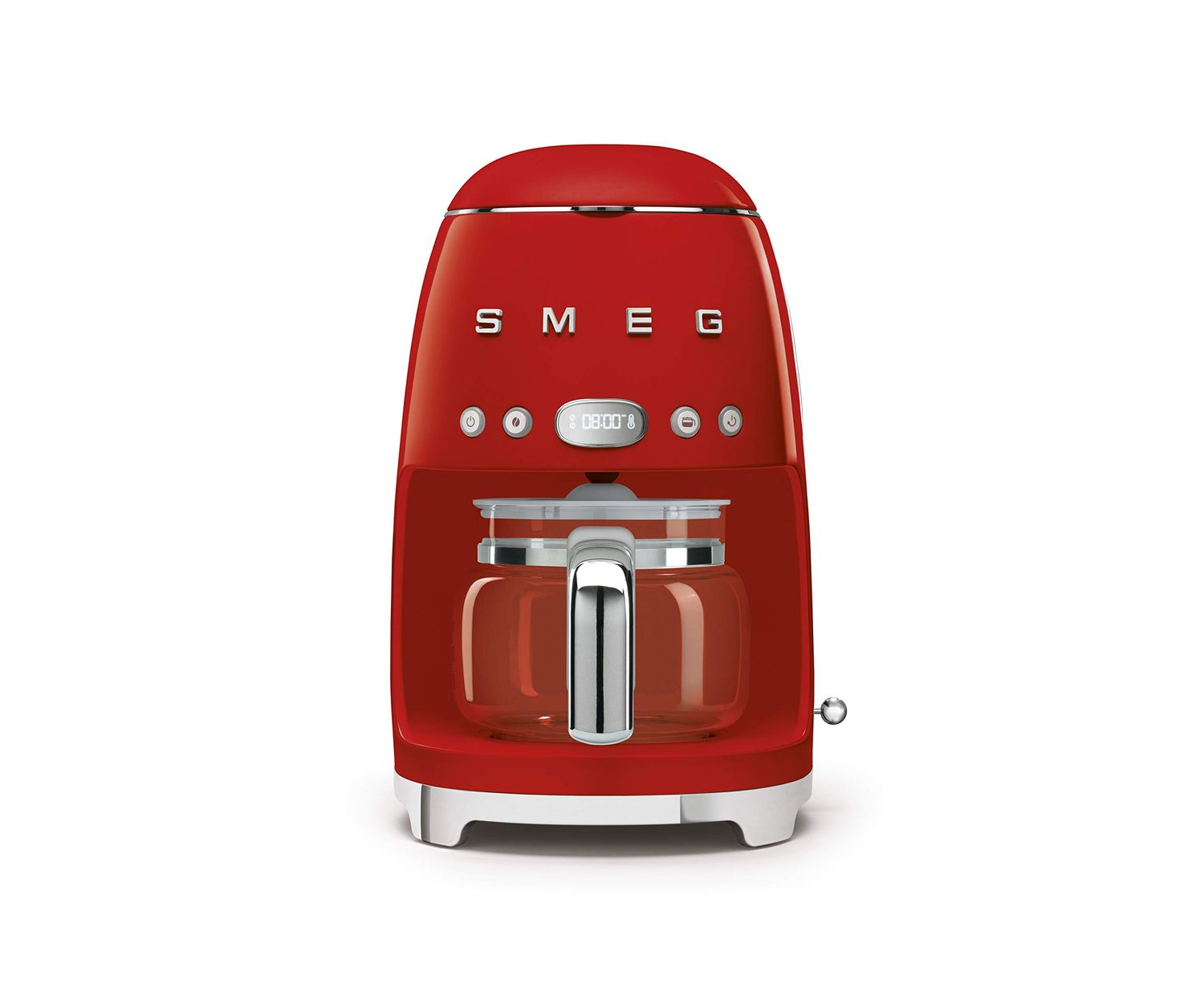 Smeg 50's Retro Style Aesthetic Drip Coffee Machine with 10 Cup Glass Carafe, Auto Start Feature, K…