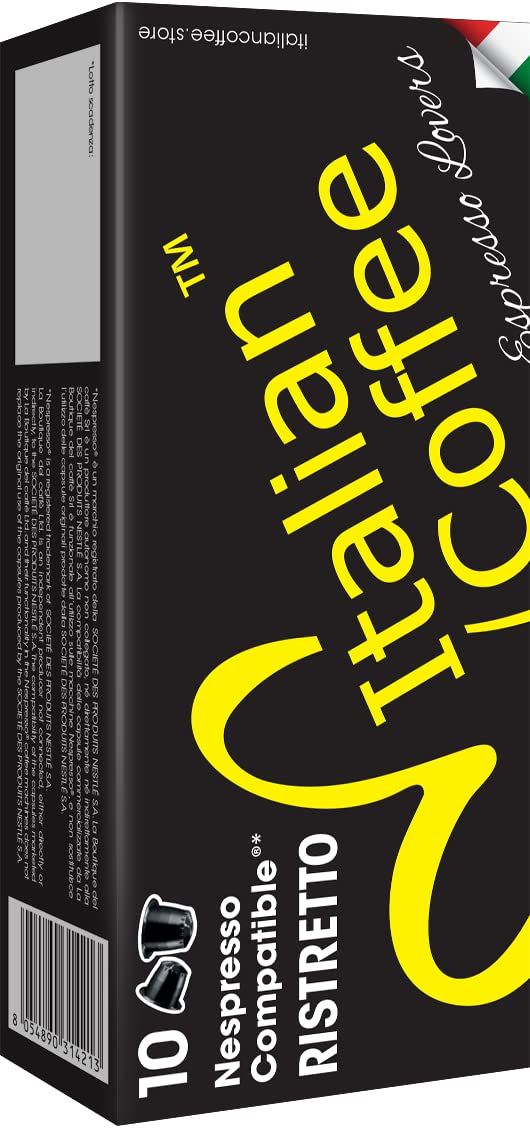 Italian Coffee for Espresso Lovers pods compatible with Nespresso Original machines, Italian Expres…