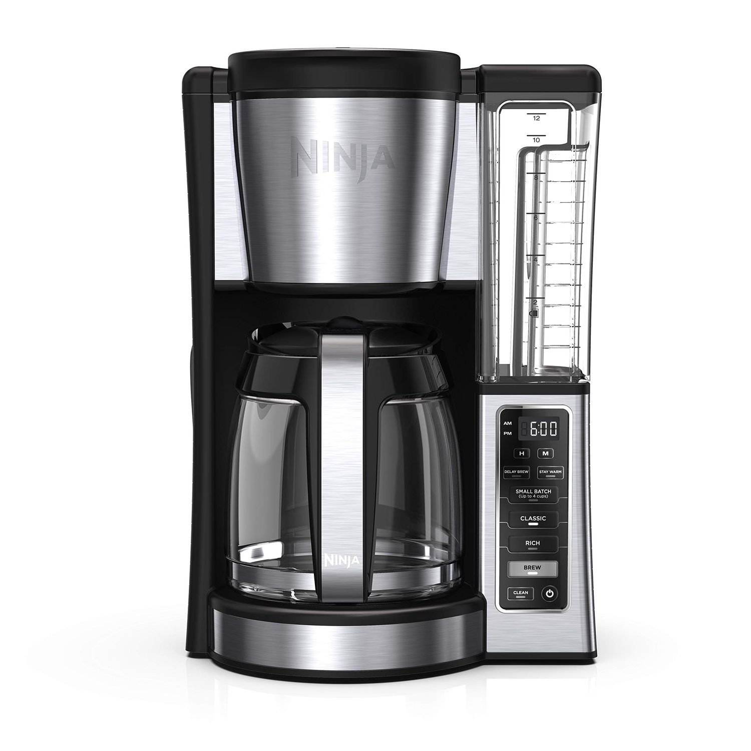 Ninja 12-Cup Programmable Coffee Brewer, 2 Brew Styles, Adjustable Warm Plate, 60oz Water Reservoir…