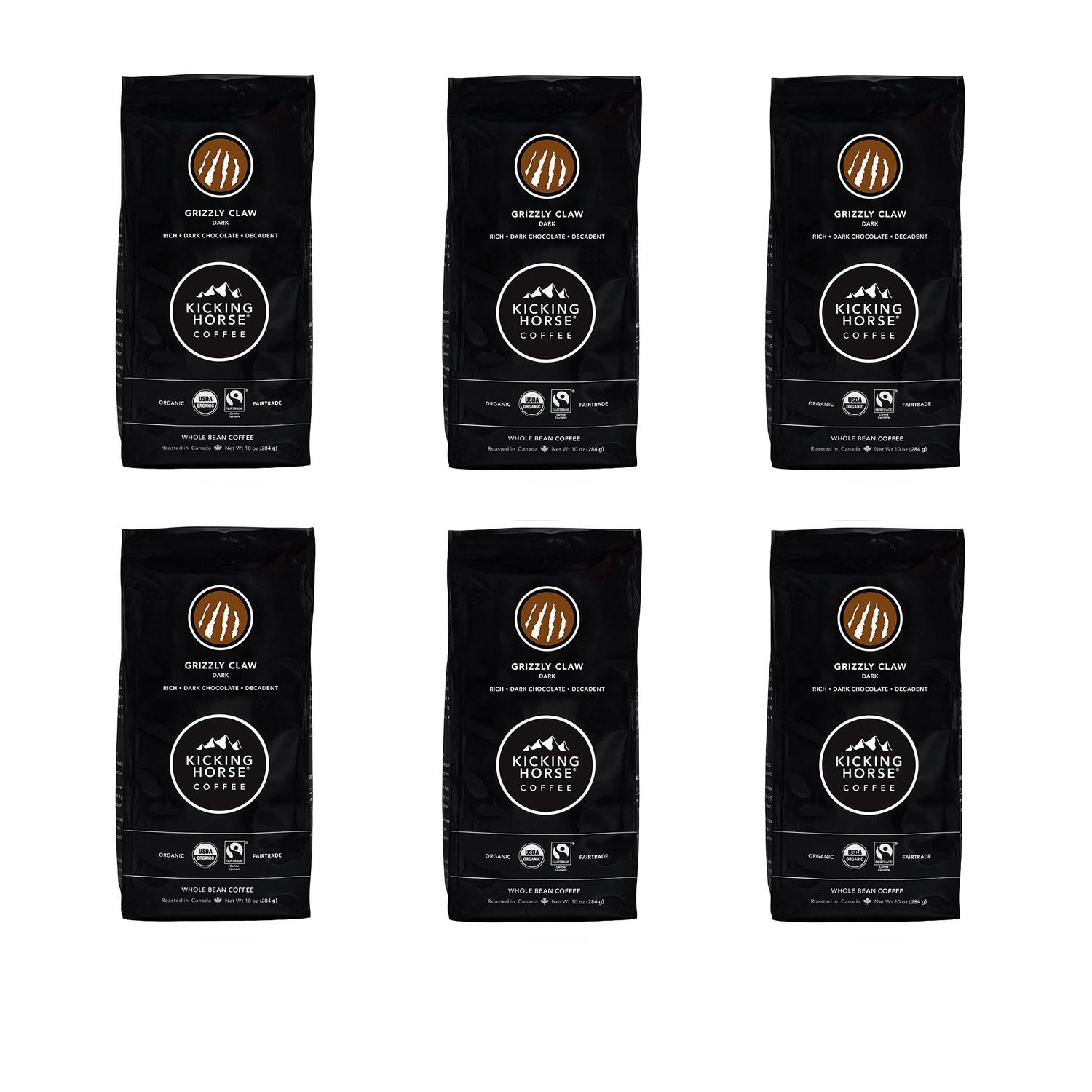 Kicking Horse Coffee, Three Sisters, Medium Roast, Whole Bean, 2.2 Pound - Certified Organic, Fairt…
